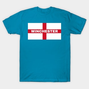 Winchester City in English Flag T-Shirt